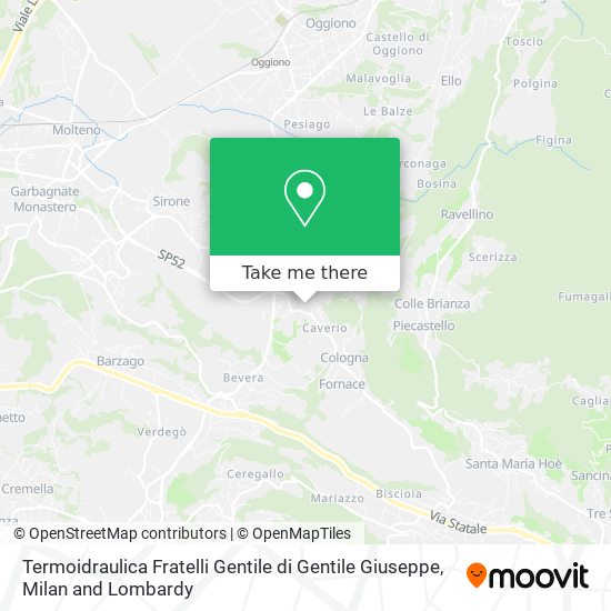 Termoidraulica Fratelli Gentile di Gentile Giuseppe map