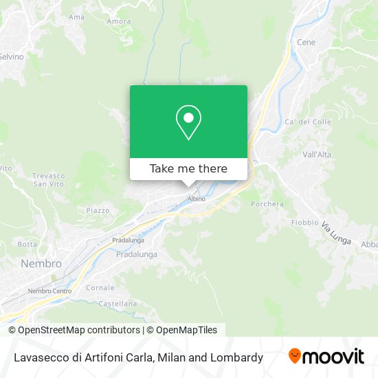 Lavasecco di Artifoni Carla map
