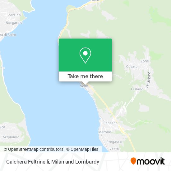 Calchera Feltrinelli map