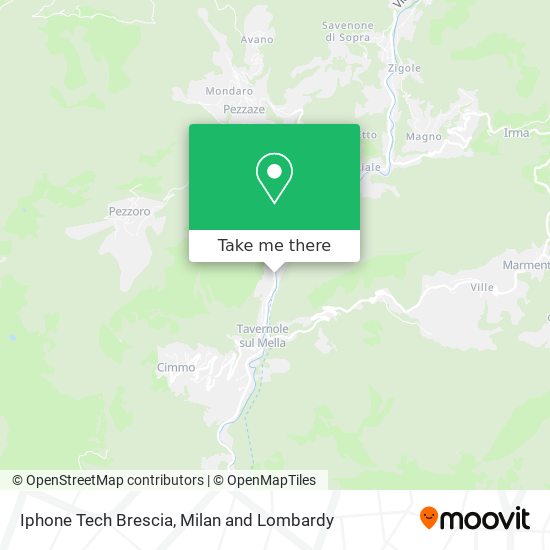 Iphone Tech Brescia map