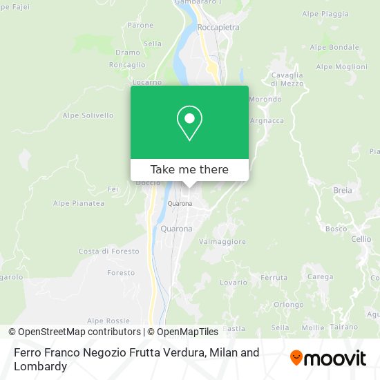 Ferro Franco Negozio Frutta Verdura map