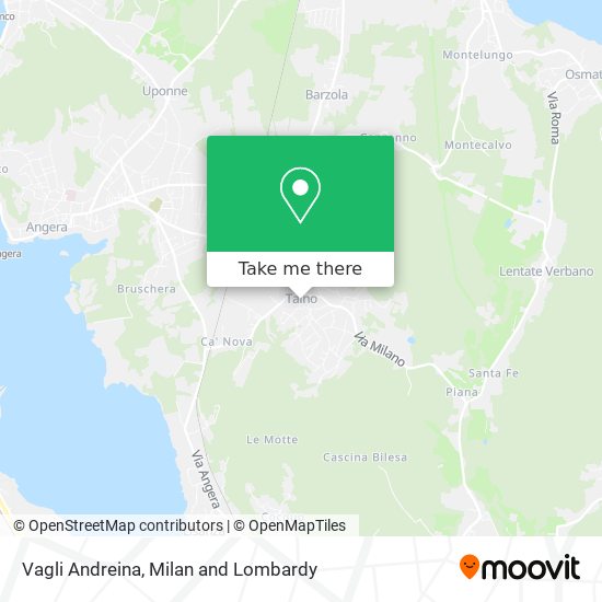 Vagli Andreina map