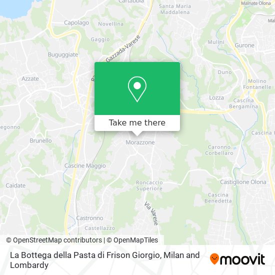 La Bottega della Pasta di Frison Giorgio map