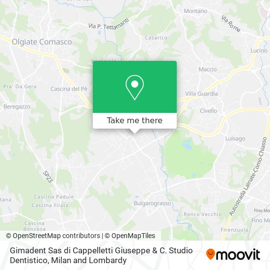Gimadent Sas di Cappelletti Giuseppe & C. Studio Dentistico map