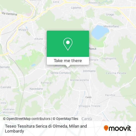 Teseo Tessitura Serica di Olmeda map