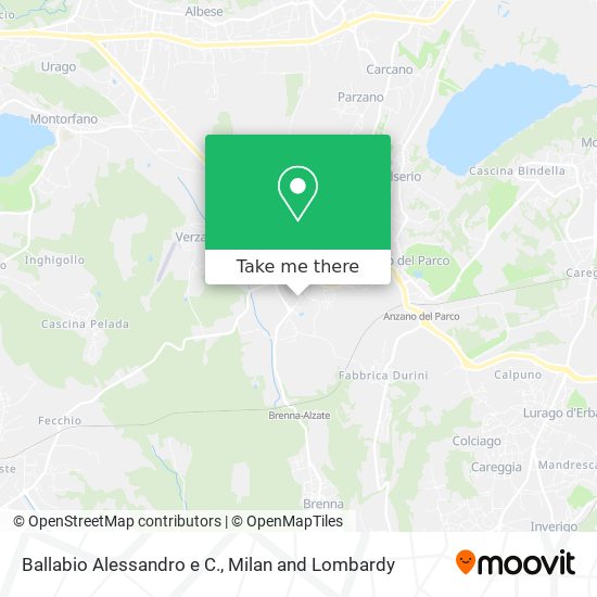 Ballabio Alessandro e C. map