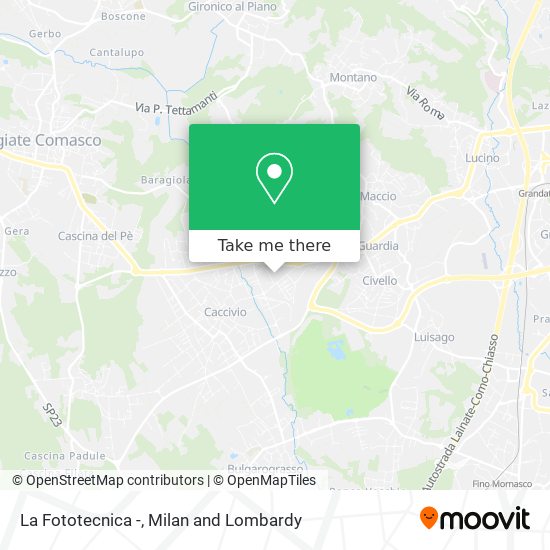 La Fototecnica - map
