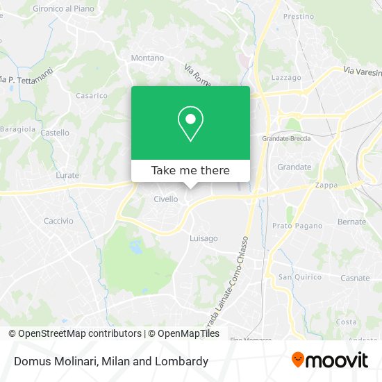 Domus Molinari map