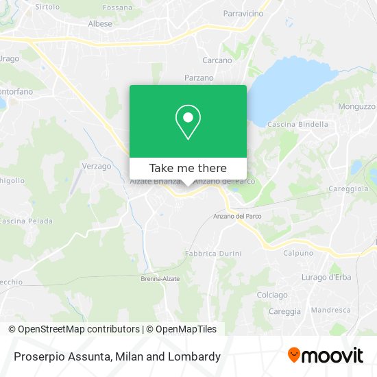 Proserpio Assunta map