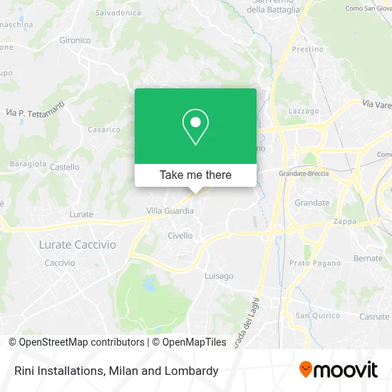 Rini Installations map
