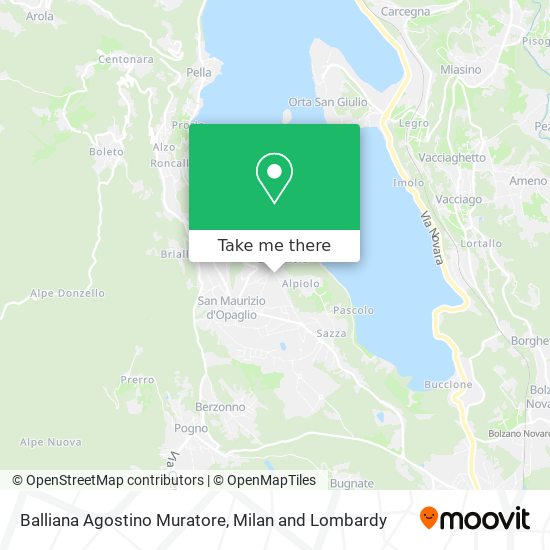 Balliana Agostino Muratore map