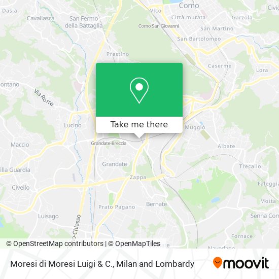 Moresi di Moresi Luigi & C. map