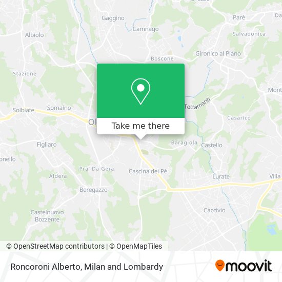 Roncoroni Alberto map