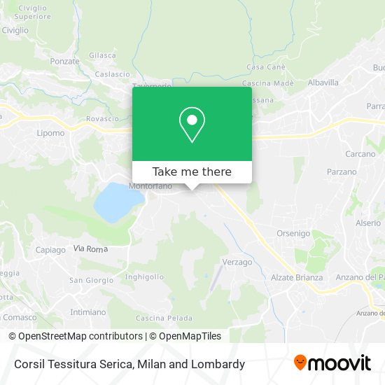 Corsil Tessitura Serica map
