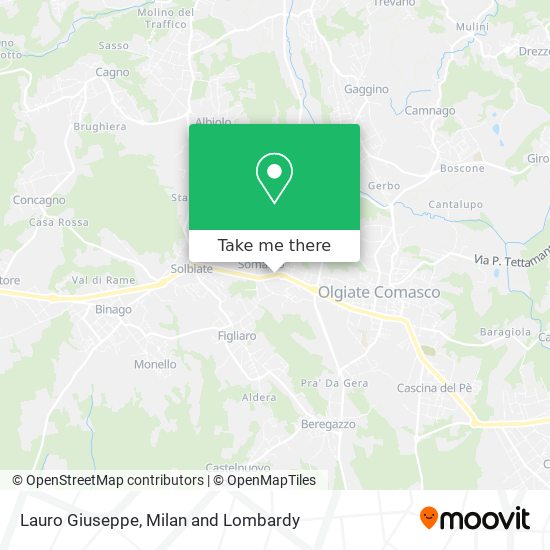 Lauro Giuseppe map