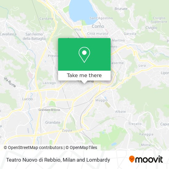 Teatro Nuovo di Rebbio map