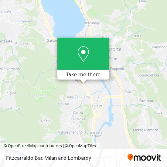 Fitzcarraldo Bar map