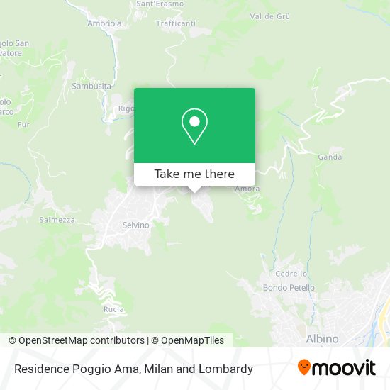 Residence Poggio Ama map