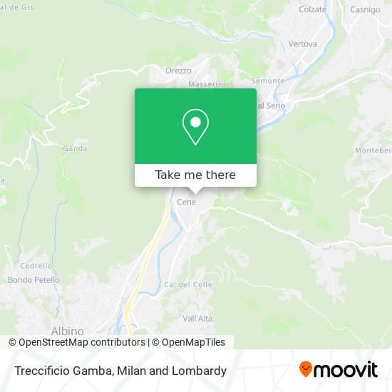 Treccificio Gamba map