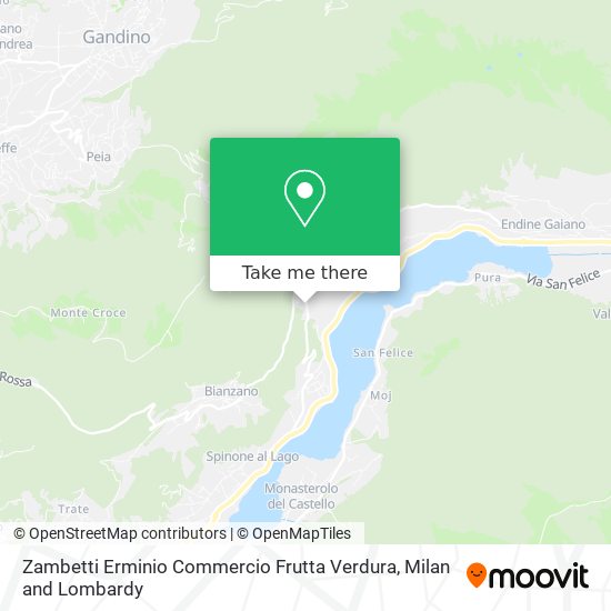 Zambetti Erminio Commercio Frutta Verdura map