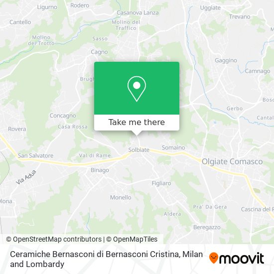 Ceramiche Bernasconi di Bernasconi Cristina map