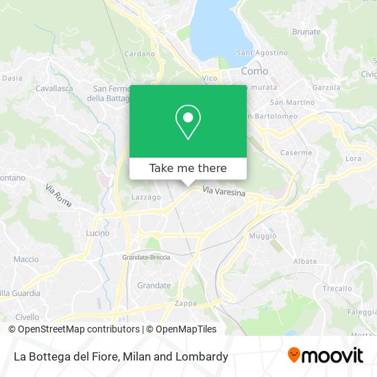 La Bottega del Fiore map