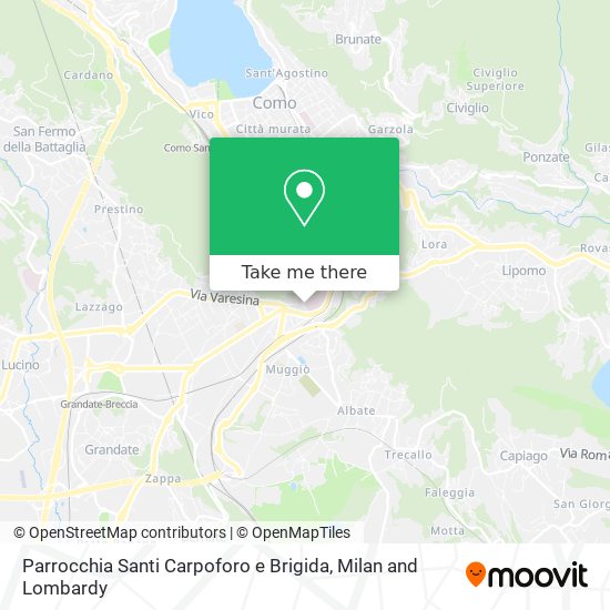Parrocchia Santi Carpoforo e Brigida map