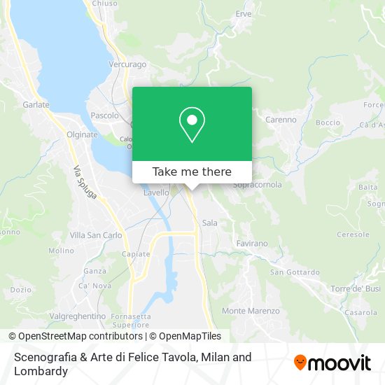 Scenografia & Arte di Felice Tavola map