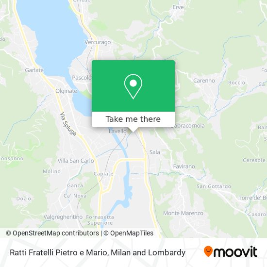 Ratti Fratelli Pietro e Mario map