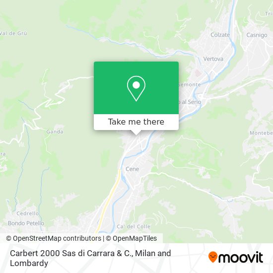 Carbert 2000 Sas di Carrara & C. map