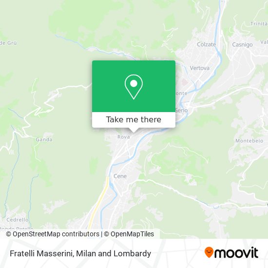 Fratelli Masserini map