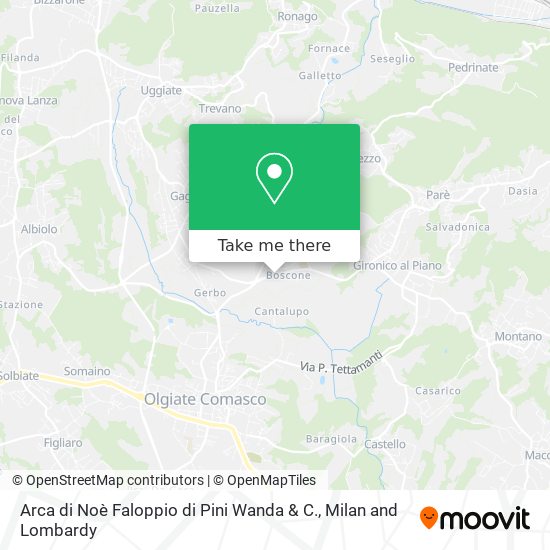 Arca di Noè Faloppio di Pini Wanda & C. map