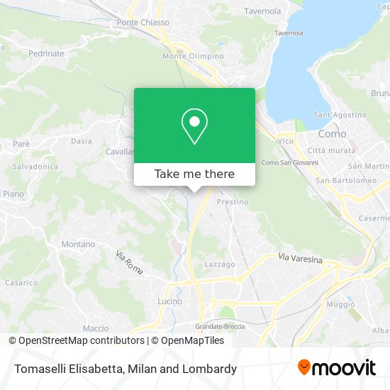 Tomaselli Elisabetta map