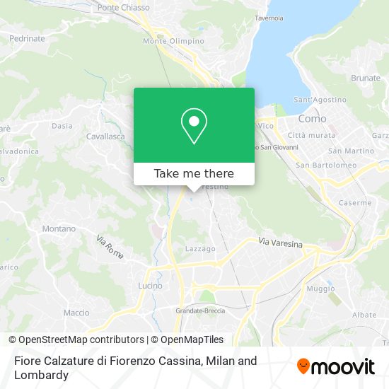 Fiore Calzature di Fiorenzo Cassina map