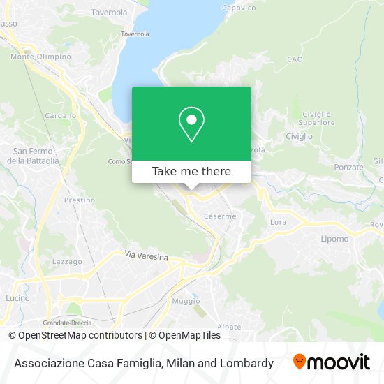 Associazione Casa Famiglia map