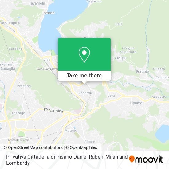 Privativa Cittadella di Pisano Daniel Ruben map