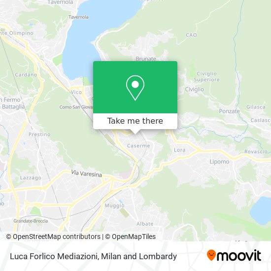 Luca Forlico Mediazioni map