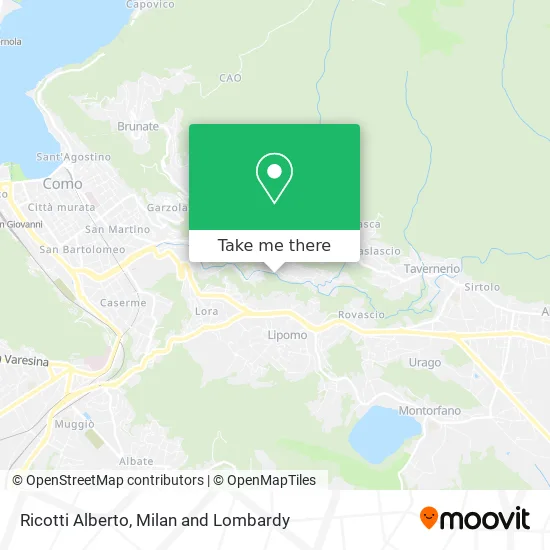 Ricotti Alberto map