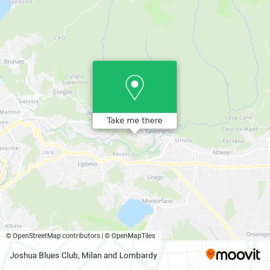 Joshua Blues Club map
