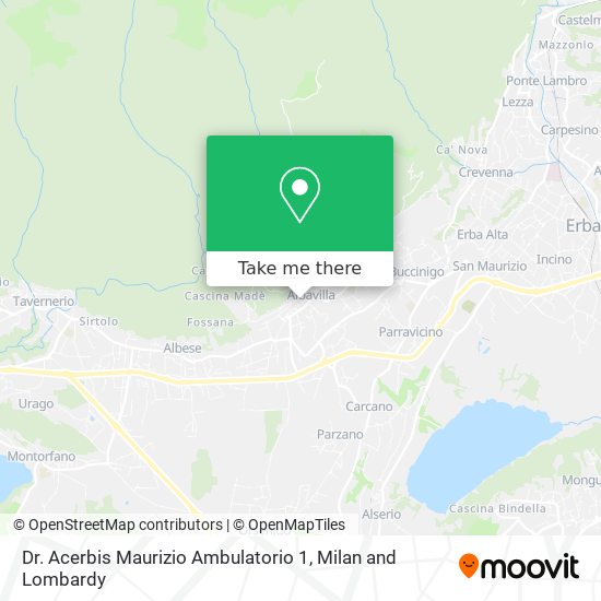Dr. Acerbis Maurizio Ambulatorio 1 map