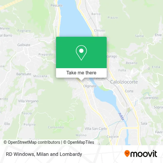 RD Windows map