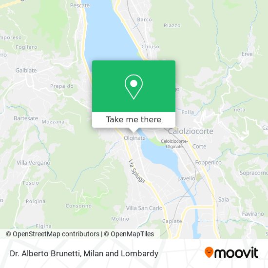 Dr. Alberto Brunetti map