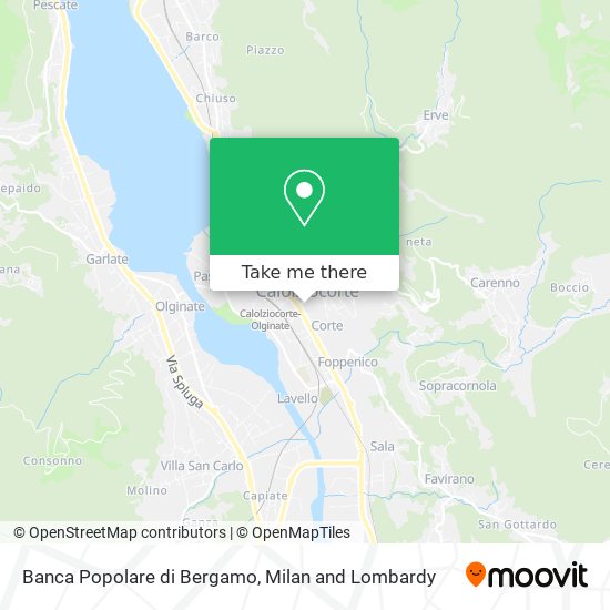 Banca Popolare di Bergamo map