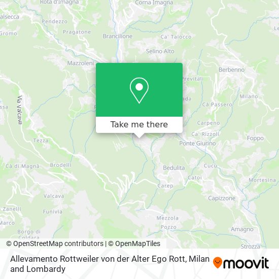 Allevamento Rottweiler von der Alter Ego Rott map