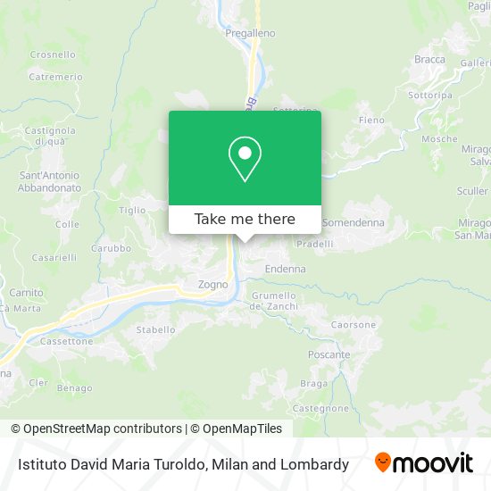 Istituto David Maria Turoldo map