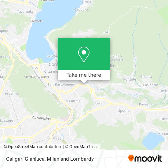 Caligari Gianluca map