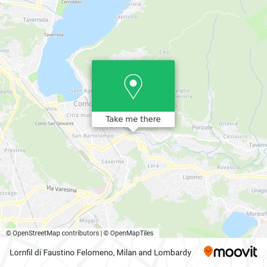Lornfil di Faustino Felomeno map