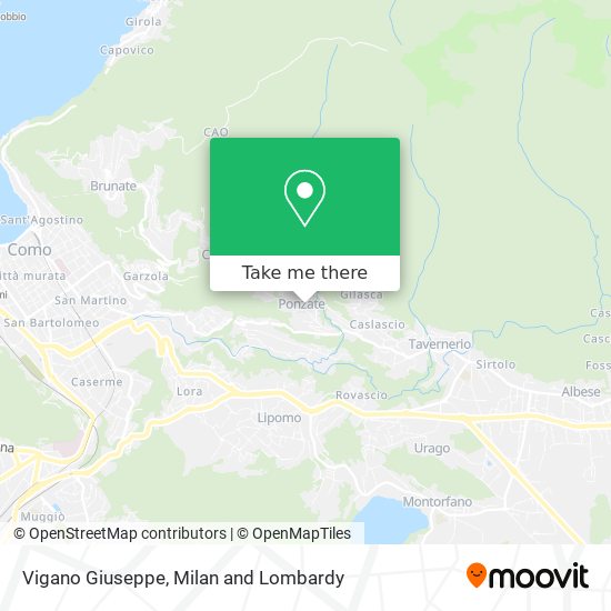Vigano Giuseppe map