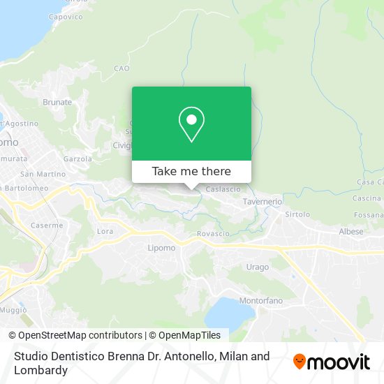 Studio Dentistico Brenna Dr. Antonello map