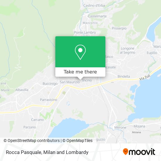 Rocca Pasquale map